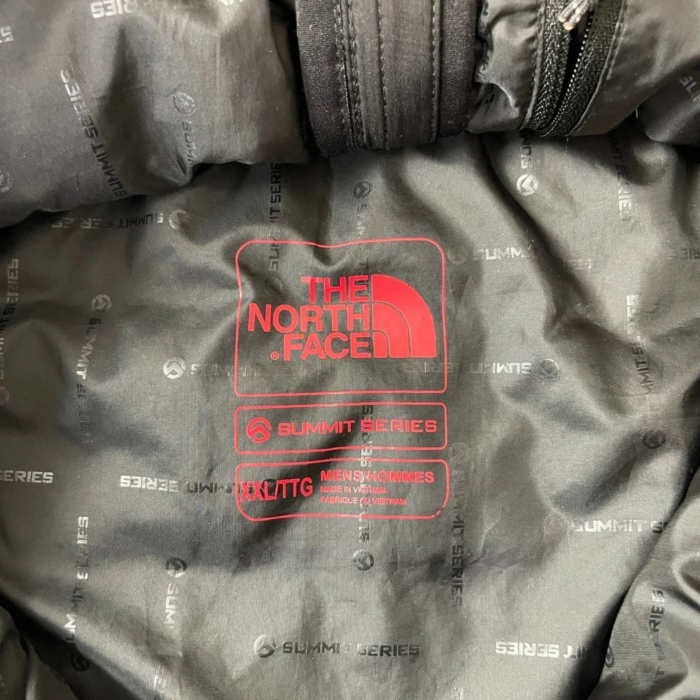 The North Face Summit Series Mens XXL Black Primaloft Insulated Hooded Jacket